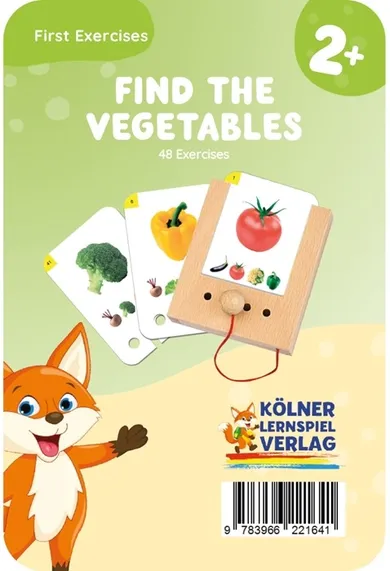 WiemTo, Rozpoznawanie Warzyw, karty edukacyjne, 2+