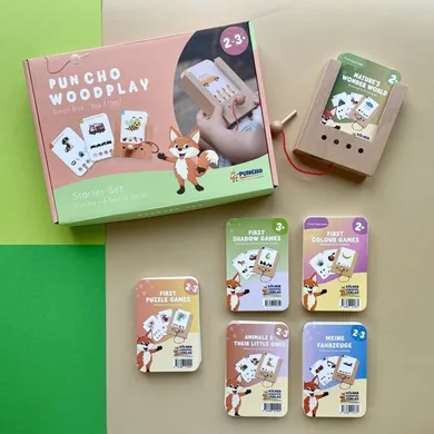 WiemTo, Zestaw Startowy: pudeło + 6 kompletów kart edukacyjnych, 2-3 latka