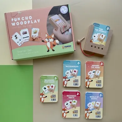 WiemTo, Zestaw Startowy: pudeło + 6 kompletów kart edukacyjnych, 2+