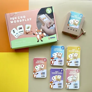 WiemTo, Zestaw Startowy: pudeło + 6 kompletów kart edukacyjnych, 3+