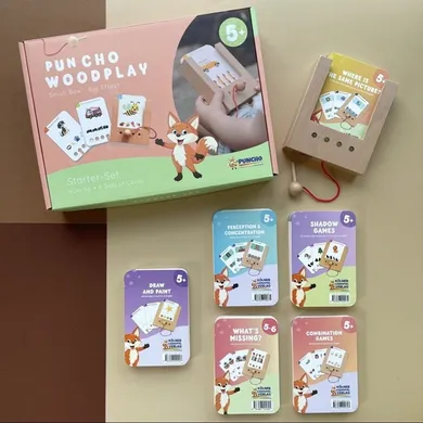 WiemTo, Zestaw Startowy: pudeło + 6 kompletów kart edukacyjnych, 5+