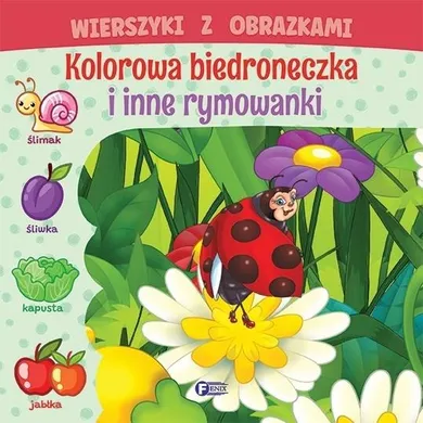 Wierszyki z obrazkami: kolorowa biedroneczka