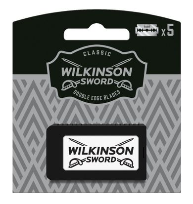 Wilkinson, Classic Premium, żyletki do maszynki do golenia dla mężczyzn, 5 szt.
