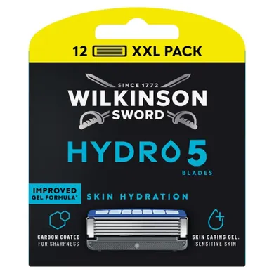 Wilkinson, Hydro 5 Skin XXL Hydration, wkład z 5 ostrzami, 12 szt.