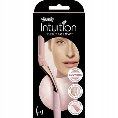 Wilkinson, Intuition Dermaglow, profesjonalne narzędzie do dermaplaningu + 2 zapasowe ostrza