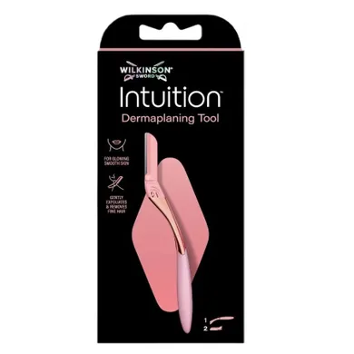 Wilkinson, Intuition Dermaplaning Tool, profesjonalne narzędzie do dermaplaningu + 2 zapasowe ostrza