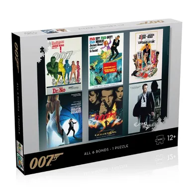 Winning Moves, James Bond 007 Actor Debut, puzzle, 1000 elementów