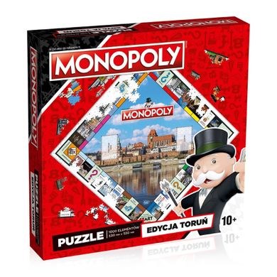 Winning Moves, Monopoly Board, Toruń, puzzle, 1000 elementów
