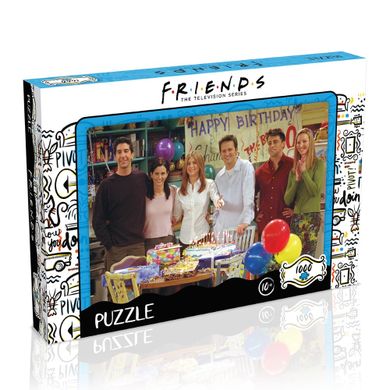 Winning Moves, Przyjaciele Happy Birthday, puzzle, 1000 elementów