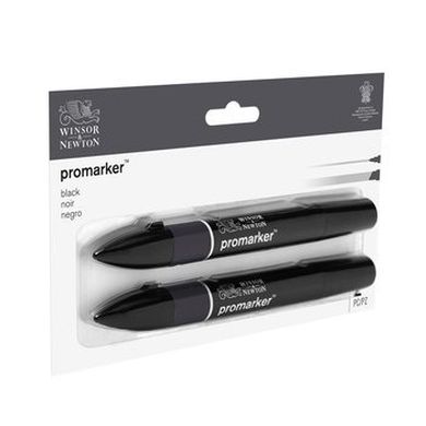 Winsor Newton, Promarker, black, 2 szt.