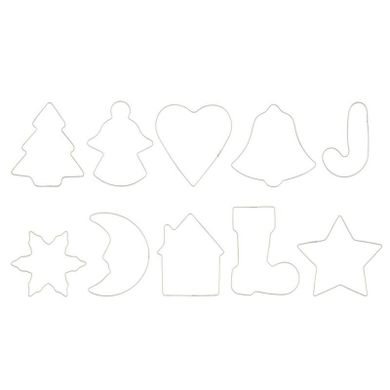 Winteria, foremki do pierników, stal nierdzewna, 10 szt.