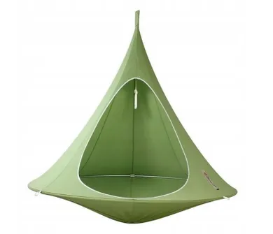 Wiszący kokon, namiot, zielony, 150-150 cm
