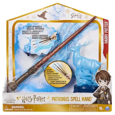 Wizarding World, różdżka Harrego Pottera z figurką Patronusa