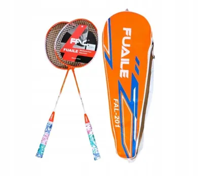 W&K, rakietki do badmintona w torbie, 2 szt.