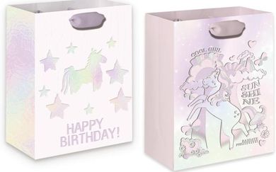 W&K, torebka prezentowa, Birthday, L, 1 szt.