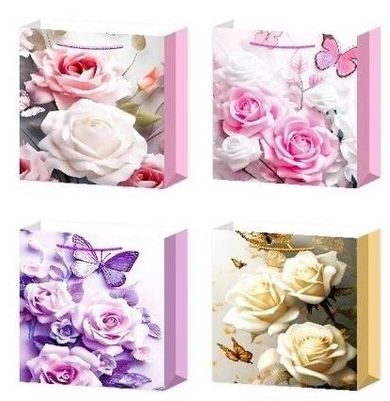 W&K, torebka prezentowa, Kwiaty, M, 1 szt.