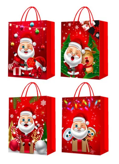 W&K, torebka prezentowa, świąteczna, rozmiar L, 1 szt.