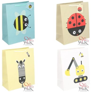 W&K, torebka upominkowa, Oczy 3D, rozmiar S, 1 szt.