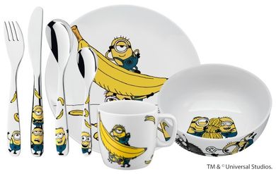 WMF, Minionki, zestaw obiadowy dla dzieci, 7 elementów