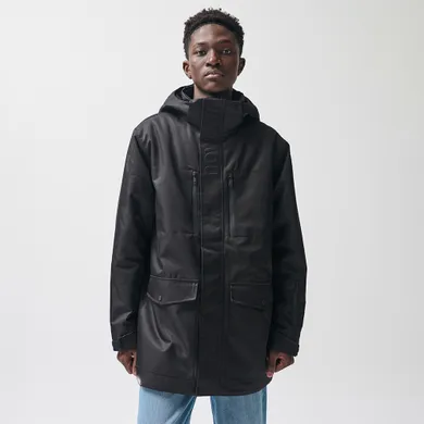 Wodoodporna kurtka przejściowa unisex oversize z kapturem NOWEAR