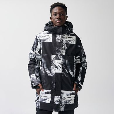 Wodoszczelna kurtka narciarska unisex oversize z kapturem NOWEAR