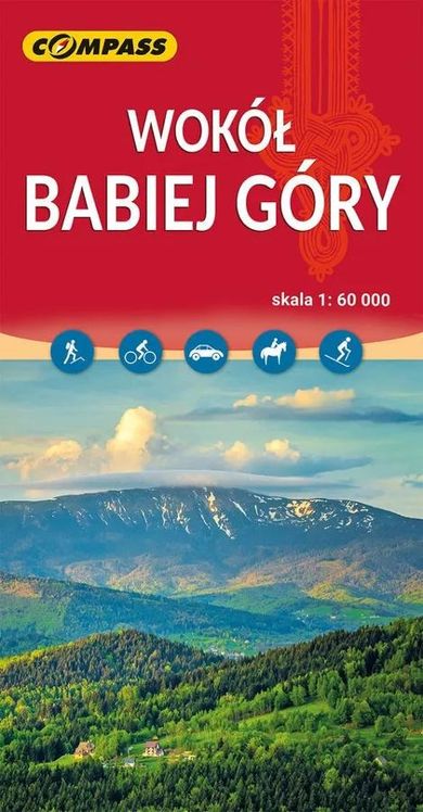 Wokół Babiej Góry. Mapa turystyczna w skali 1:60 000