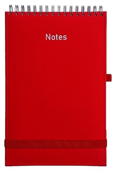 Wokół Nas, Vivella, notes na spirali, A5, czerwony, 1 szt.