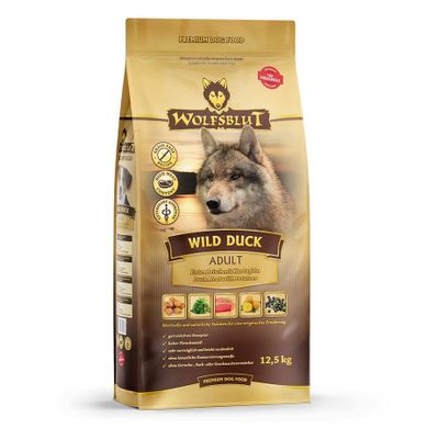 Wolfsblut, Wild Duck, Adult, sucha karma dla psa, duck with potato, 12,5kg