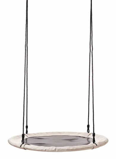 Woody, nest swing, huśtawka gniazdo, beżowa, do 150 kg, 100 cm