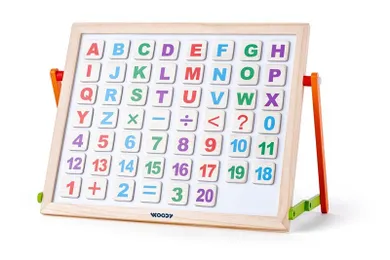 Woodyland, dwustronna tablica magnetyczna z alfabetem