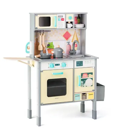 Woodyland, Mia, kuchnia z akcesoriami, drewniana, 68-52-15 cm