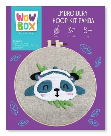 Wow Box, zestaw do haftowania, Panda