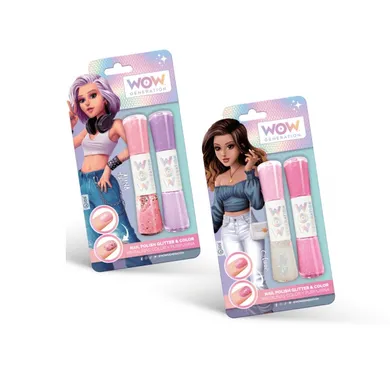 WOW Generation, lakier do paznokci, kolorowy i brokatowy