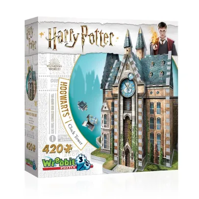 Wrebbit, Harry Potter, Hogwarts Clock Tower, puzzle 3D, 420 elementów