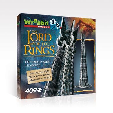 Wrebbit, Isengard Wieża Orthanc, puzzle 3D, 409 elementów