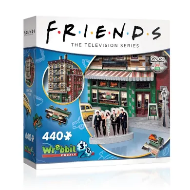 Wrebbit, Przyjaciele, Central Perk, puzzle 3D, 440 elementów