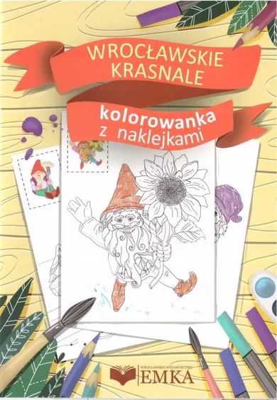 Wrocławskie krasnale. Kolorowanka