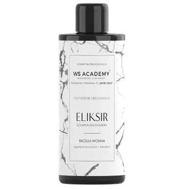 WS Academy, Eliksir, szampon do włosów, Paczula Wonna, 250 ml