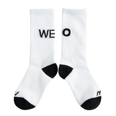 Wysokie białe skarpetki NOWEAR