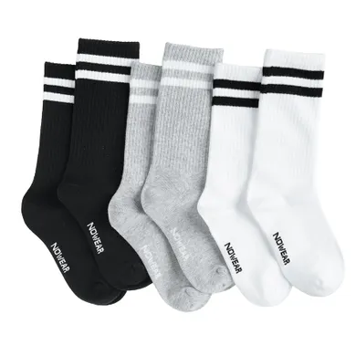 Wysokie skarpetki unisex 3-pack NOWEAR