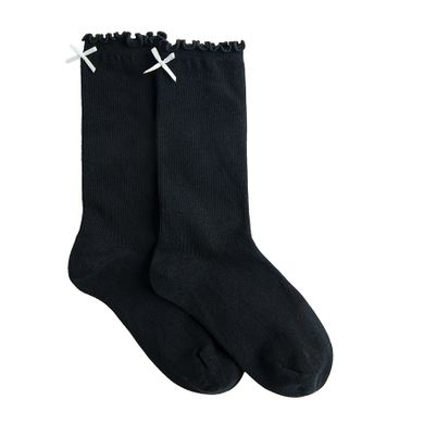 Wysokie skarpetki z falbanką NOWEAR