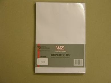 Wz Eurocopert, koperta B5, nie klejona, biała, 50 szt.