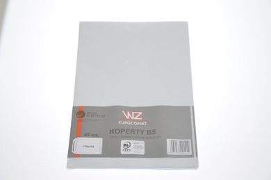Wz Eurocopert, koperta B5, z paskiem, biała, 25 szt.