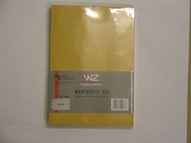 Wz Eurocopert, koperta C5 z paskiem, brązowa, 50 szt.