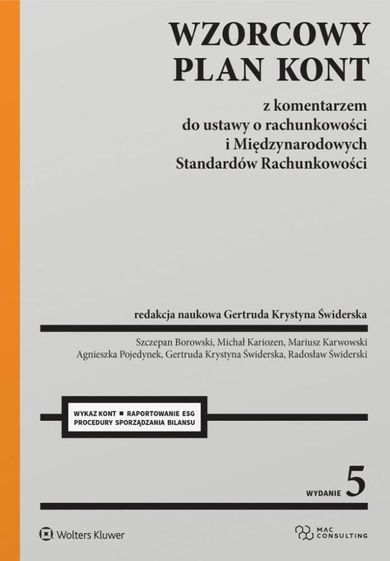 Wzorcowy Plan Kont z komentarzem do ustawy