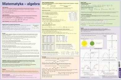 Wzory matematyczne - algebra, podkładka na biurko, mata