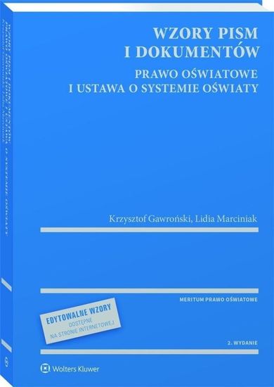 Wzory pism i dokumentów - prawo oświatowe