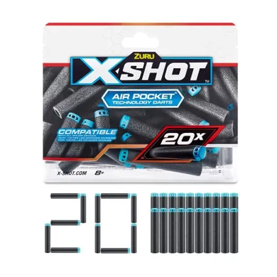 X-shot, Excel, zestaw strzałek, 20 strzałek