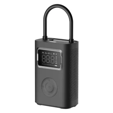 Xiaomi, Portable Electric Air Compressor 2 Pro, pompka rowerowa, czarna, wyświetlacz LED, 2500mAh