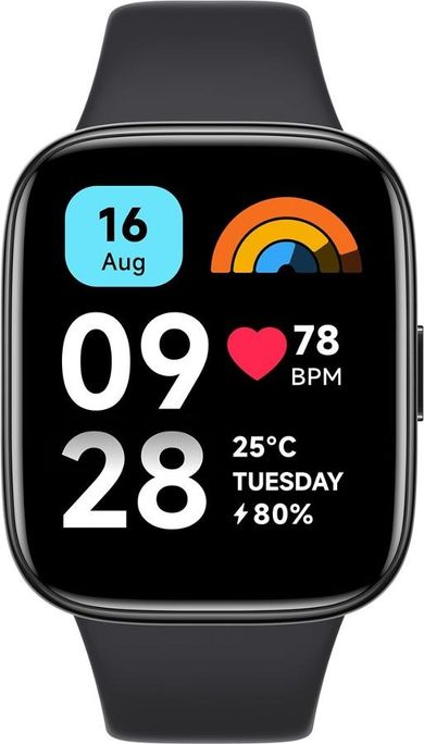Xiaomi, Redmi Watch 3 Active, smartwatch, black